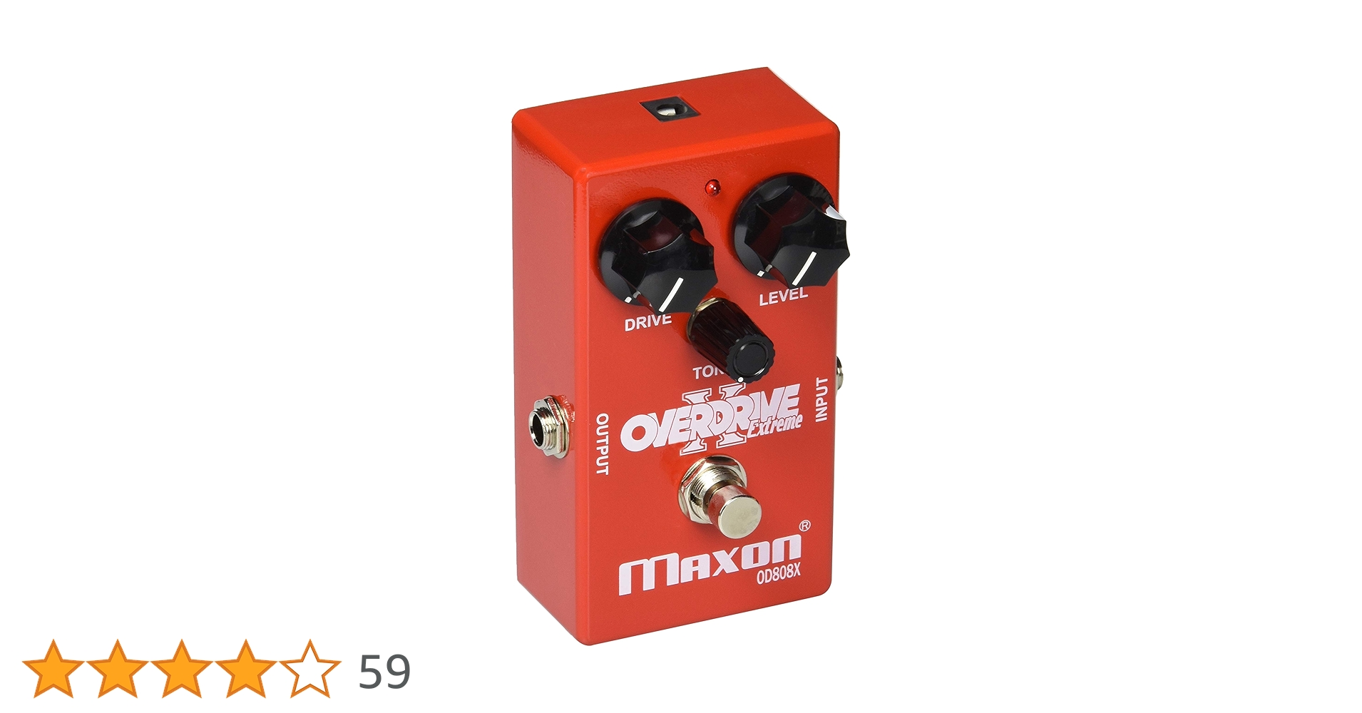Maxon OD808X オーバードライブペダル Amazon | MAXON Maxon ギターエフェクター Overdrive Extreme